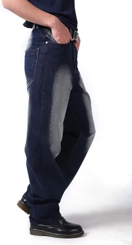 Vista 2 de Arlita pantalones vaqueros holgados para hombre con pierna recta