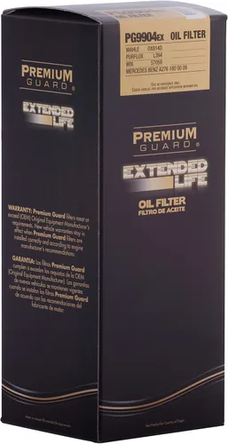 Vista 8 de Premium Guard Filtro de aceite de vida extendida hasta 10k millas PG9904EX Compatible con 2012-2016 Mercedes-Benz E350, 2016-2019 GLE350