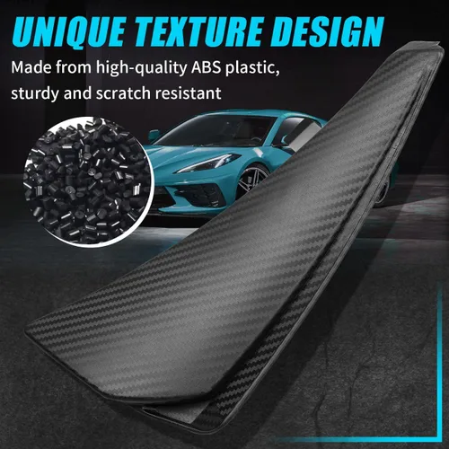 Vista 3 de 4 protectores de salpicaduras delanteros y traseros extendidos, compatibles con Chevy Corvette C8 Stingary Z51 2020-2024, ruedas de repuesto