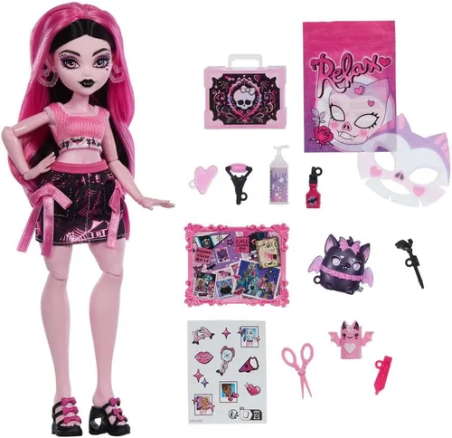 Vista 2 de Monster High Muñeca de Draculaura de Self-Scare Secrets