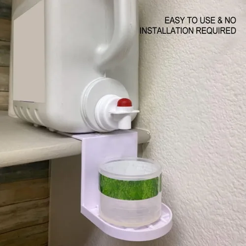 Vista 2 de JTLB Detergente para ropa sucia, paquete de 2 soportes para detergente para ropa, soporte para tazas de detergente, bandeja colectora de goteo