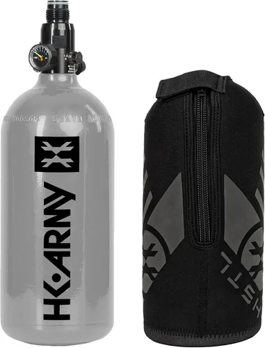 Vista 13 de HK Army Tanque de aire comprimido de aluminio HPA para paintball con sistemas de aire - Regulador estándar Negro