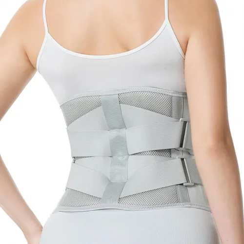 Vista 10 de Ajustable Deluxe Doble Pull Ortesis Lumbar/lumbar cinturón, alivio del dolor, Material transpirable – Amplia Back Support – Tamaño S, M, L, XL, XXL.