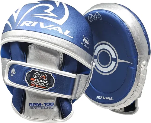 Vista 5 de RIVAL Boxing RPM100 - Guantes profesionales de perforación, diseño ergonómico precurvado, correa de muñeca de gancho y bucle en ángulo y forro