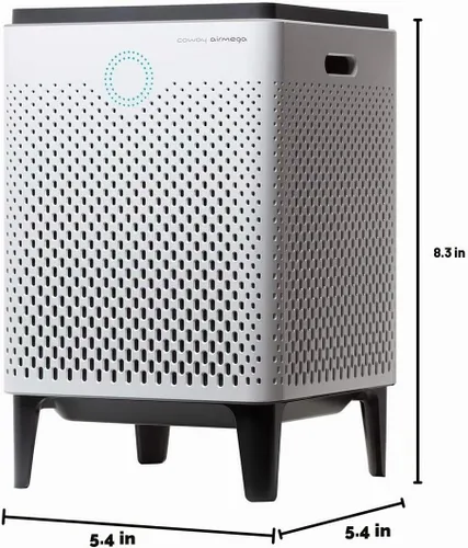 Vista 8 de Coway Purificador de aire inteligente Airmega 300 con cobertura de 1,256 pies cuadrados, color blanco, modelo: AP-1515H