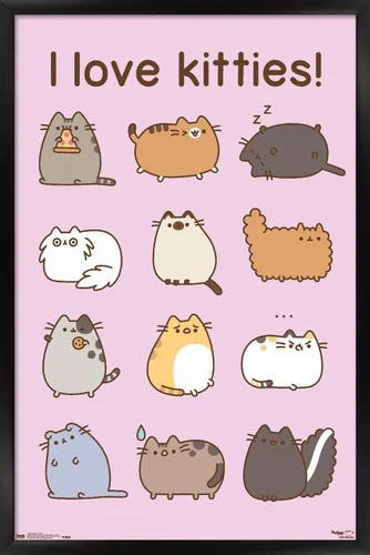 Vista 7 de Trends International Pusheen - Póster de pared de gatitos, 22.375 x 34 pulgadas, versión premium sin marco