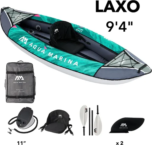 Vista 4 de aquamarina Kayak Inflatable with Paddle