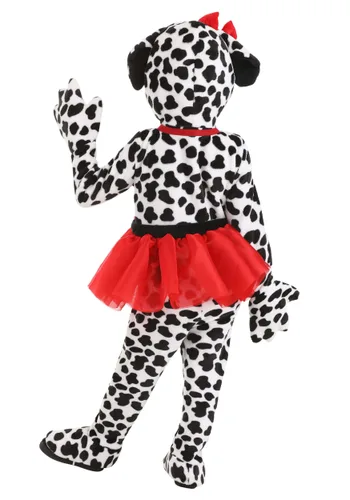 Vista 2 de Disfraz de Tul Suave de Dálmata para Niña Pequeña Multicolor