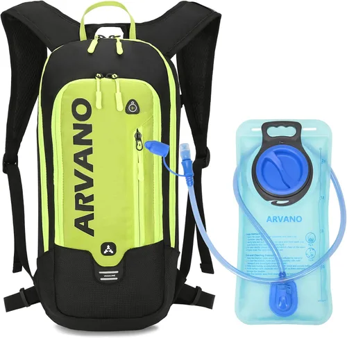 Vista 8 de Hydration Backpack, Lightweight Hydration Pack with 2L Water Bladder, 6L Water Backpack for Men Women Cycling, Hiking, Mountain Biking, Skiing