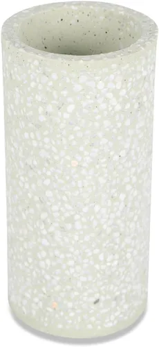 Vista 7 de piso cepillo para polvo de dientes soporte, color blanco (importado de Japón)