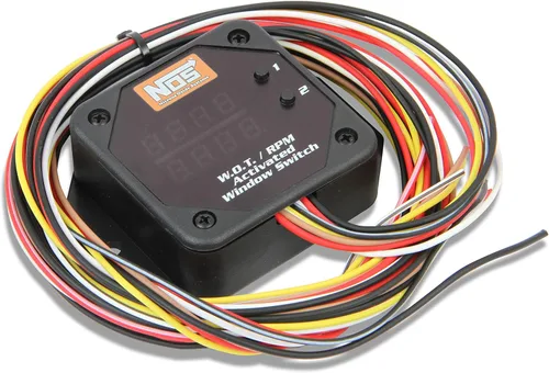 Vista 2 de NOS 15982 Interruptor de ventana activado WOT/RPM de 2 etapas con control de luz de cambio