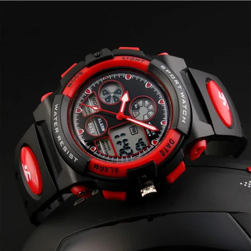 Vista 5 de PASNEW Kids Watch,Boy Sports Waterproof Watch,LED 50M Alarm Calendar Outdoors Watch,Watches with Luminous
