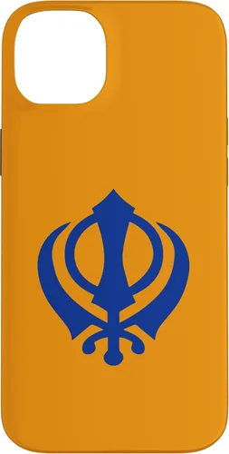 Vista 15 de Khanda Sikh Symbol Chakkar Kirpans Chakra Sikhism - Carcasa para iPhone 17