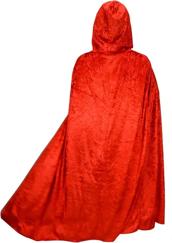 Vista 3 de Gardeningwill Bata unisex de Navidad para fiesta de Halloween, terciopelo mágico con capucha, disfraz de cosplay