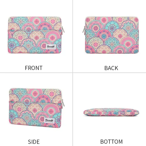 Vista 4 de Funda para computadora portátil de 13-13.3 pulgadas, adecuada para MacBook Air/Pro 13 /Pro 14, HP Dell ASUS Lenovo, funda de computadora vertical