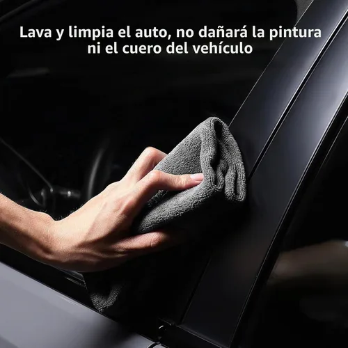 Vista 5 de Top-spring Paño de limpieza de microfibra, 12 x 12 pulgadas, paños de cocina ultra absorbentes, trapos secos para platos, paños de lavado con lado
