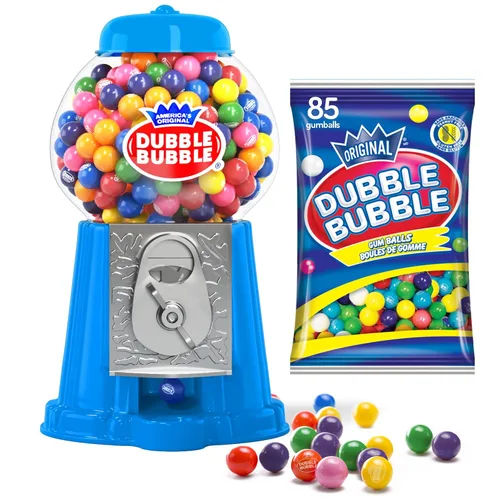 Vista 13 de Máquina de chicles para niños de 8.5" - Máquina de chicle que funciona con monedas y alcancía de juguete - Dispensador de máquina de dulces incluye