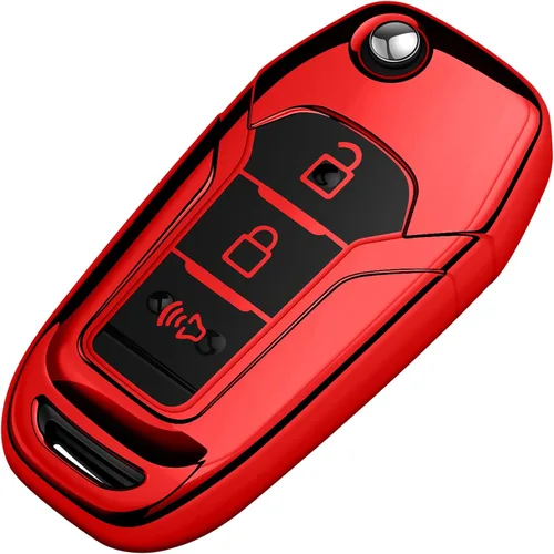 Vista 7 de Tukellen Funda para llavero Ford de TPU suave, protección completa, compatible con Ford F150 F250 F350 F450 F550 Explorer Ranger Escape Key Shell