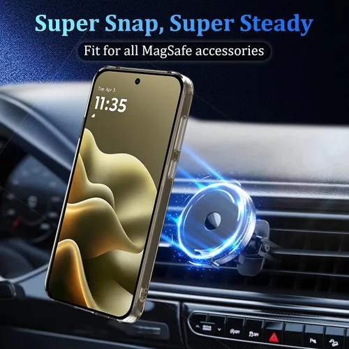 Vista 5 de Funda magnética para Motorola Edge 2026, con 2 protectores de pantalla de privacidad + 1 protector de lente de cámara, [no amarillento]