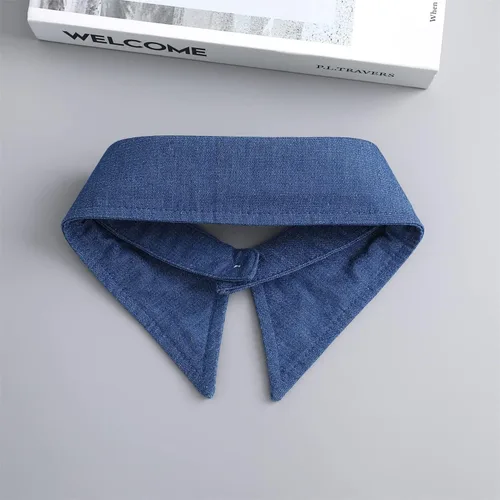 Vista 3 de DNLKWGO Blusa de cuello falso puntiagudo Dickey desmontable para mujer