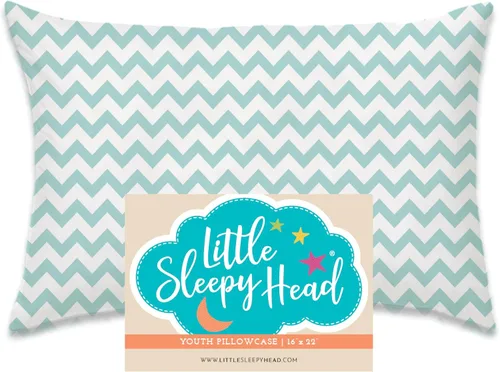 Vista 64 de Funda de almohada para jóvenes Little Sleepy Head - 100% funda de almohada de algodón y hipoalergénica - Funda de almohada envolvente de ajuste