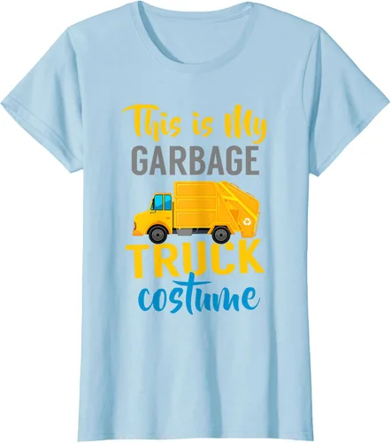 Vista 4 de Pijamas de camión de basura para niños Pjs niños ropa de dormir camisa