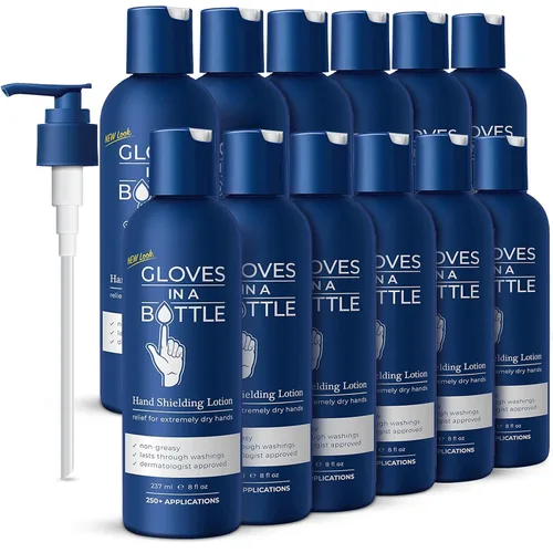 Vista 12 de Gloves in a Bottle Loción protectora para piel seca con picazón, (1 galón)
