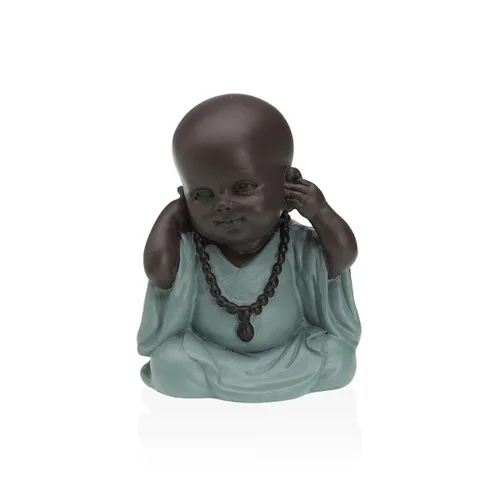 Vista 2 de Figura Decorativa Versa Buda 6,5 x 10 x 8,5 cm