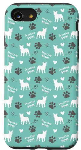 Vista 18 de Frenchie Mom French Bulldog Mom Blue Women Case for iPhone 17