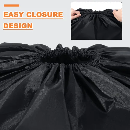 Vista 6 de Nuanchu 1 bolsa de lavandería extragrande de 40 x 60 pulgadas, bolsa de almacenamiento gigante reutilizable multiusos para equipaje a prueba