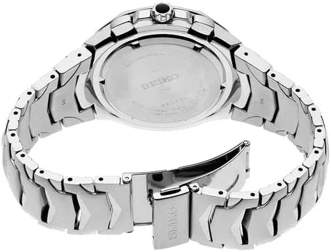 Vista 3 de Seiko Reloj de cuarzo cronógrafo con correa de acero inoxidable para hombre