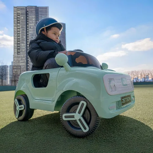 Vista 10 de Jetson Mako Niños Coche Eléctrico con Asistencia de Motor por Empuje, 3 Modos: Empuje, Conducción o Control Remoto, Velocidad Máxima de 3 mph