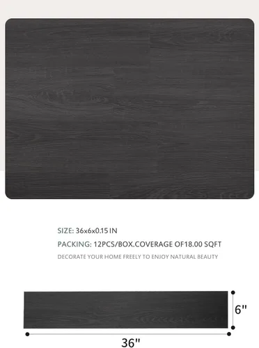 Vista 4 de SINGULARWOOD Tablas de Vinilo para Pared, Paneles de Vinilo Autoadhesivos para Paredes, Fácil Instalación de Despegar y Pegar