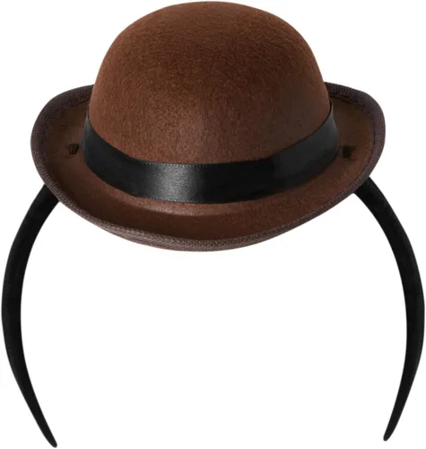 Vista 3 de Rubies Mini Derby - Gorro para mujer, color marrón, Marrón