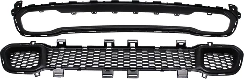 Vista 2 de Rejilla delantera inferior y moldura negra para Jeep Cherokee 2014-2018