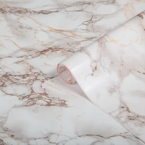 Vista 7 de d-c-fix 346-0120 - Película autoadhesiva y decorativa, Cortes Brown Marble (mármol marrón Cortes), rollo de 17 x 78 pulgadas