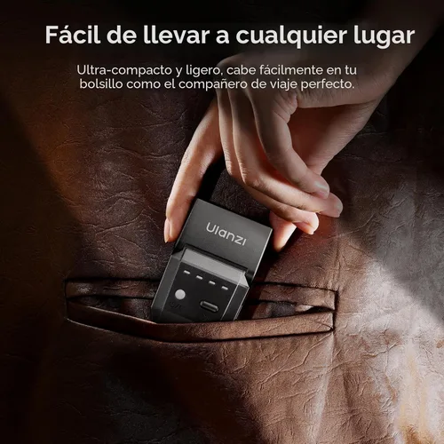 Vista 8 de ULANZI SL03 - Flash Speedlite Mini para Cámara con Luz de Vídeo para Principiantes Básico, GN8 6500K, Ángulo Ajustable de 90°, Compatible con DSLR