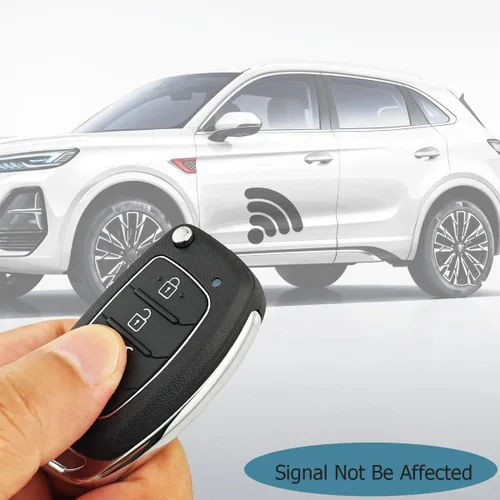 Vista 4 de Funda de repuesto para llavero para Hyundai Sonata Santa Fe con control remoto