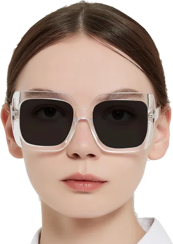Vista 7 de OCCI CHIARI Gafas de Lectura para Mujer 1.0 Cuadrada Sobredimensionada(1.0 1.25 1.50 1.75 2.0 2.25 2.5 2.75 3.0 3.5 4.0)