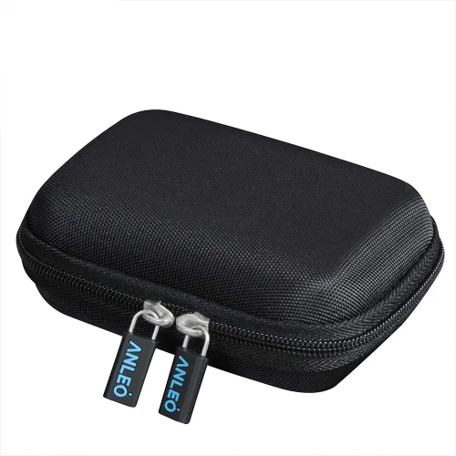Vista 4 de Anleo Estuche rígido de viaje para Mattel UNO Classic Card Game (Solo estuche) (negro)