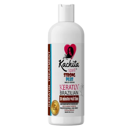 Vista 5 de Nuevo kit de soplado de queratina de chocolate Kachita Spell - 32 onzas líquidas, juego de tratamiento capilar más eficaz