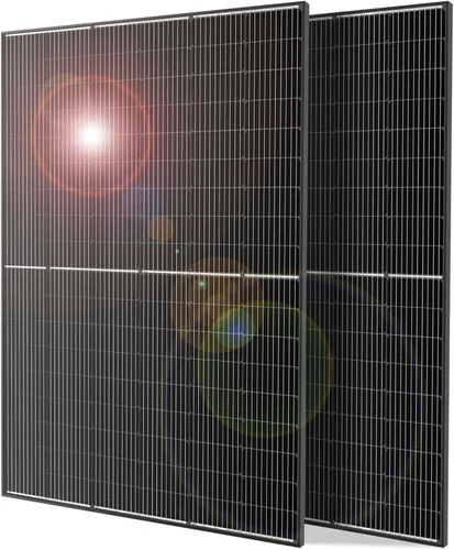 Vista 12 de DOKIO - Panel solar de 400 W, monocristalino de 31 V, para sistemas fuera de la red de 24 V