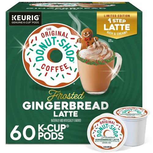 Vista 27 de The Original Donut Shop - Cápsulas de Caramel Latte para Single-Serve Keurig K-Cup, café saborizado, 20