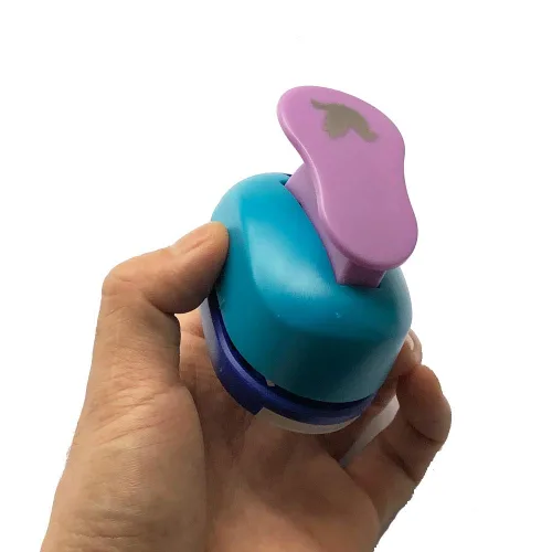 Vista 3 de Punzón de palanca inteligente de 1" - Forma de corte de papel (paloma)