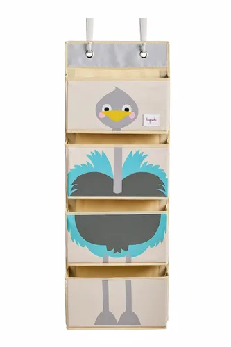 Vista 8 de 3 Sprouts Organizador de bebé sobre la puerta, almacenamiento esencial para el cuarto del bebé, soporte de animales de peluche y organizador de Oso