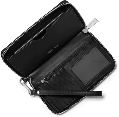 Vista 2 de Pulsera para smartphone con logotipo grande, Negro