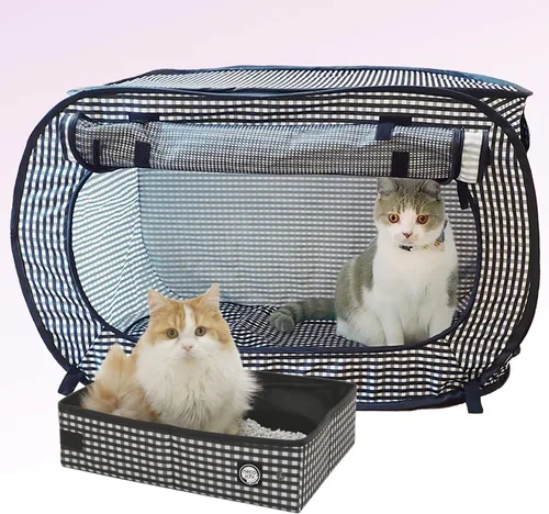 Vista 11 de Necoichi Jaula portátil para gato