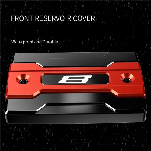 Vista 5 de Fuel Gas Tank cap Motorcycle Accessories Front Brake Fluid Reservoir Tank Cover Engine Oil Filler Cap For FZ8 FZ-8 FZ 8 ZF8N FZ8S For FAZER