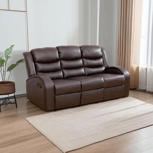 Vista 28 de A Ainehome Sofá reclinable de lujo, juego de muebles de sala de estar, sofá reclinable para caravana, sofá biplaza reclinable, para sala de estar