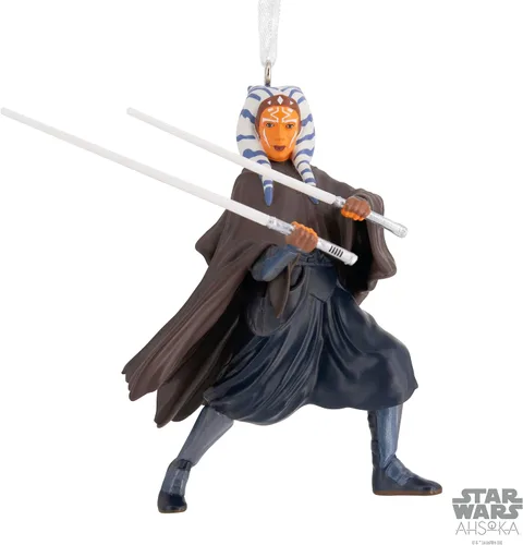 Vista 6 de Hallmark Star Wars: Ahsoka Ahsoka Tano Adorno de Navidad
